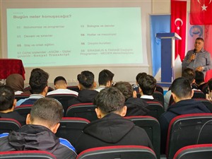 Makine ve Metal Teknolojileri Bölümü Öğrencilerine Oryantasyon Eğitimi Verildi